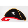 Шляпа Пират Черная маленькая