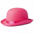 Шляпа "Котелок" фетр, розовый 