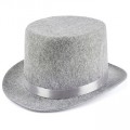 Шляпа Цилиндр Серый