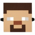Маска Пиксельный герой, светло-коричневый