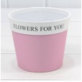 Коробка "Ваза для цветов" "Flowers For You" Розовый