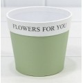 Коробка "Ваза для цветов" "Flowers For You" Бледно-зелёный