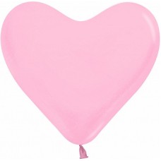 Шар S12 Сердце Розовый