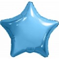 Шар фольга Р18 Звезда Холодно-голубой