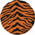 Шар фольга Р18 Круг Анималистика Пятнистый окрас Тигр