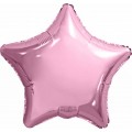 Шар фольга Р18 Звезда Нежно-розовый