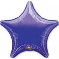 Шар фольга А19 Звезда Металлик Purple
