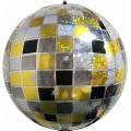 Шар Сфера 22"/56см 3D Сверкающее диско, Голография