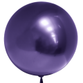 Шар Сфера 18"/46см 3D Deco Bubble Фиолетовый хром