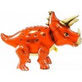 К36" 3Д Фигура Динозавр Трицератопс Оранжевый