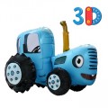 К Фигура 3D Синий Трактор
