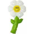 Шар фольга К17 Мини-цветок, Ромашка, Белый 