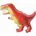 Шар фольга К17 Мини фигура Динозавр, Тираннозавр