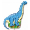 Шар фольга И14 Мини фигура Динозавр Диплодок