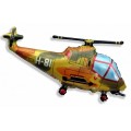 Шар фольга И14 Мини фигура Вертолет военный