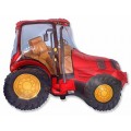 Шар фольга И14 Мини фигура Трактор красный