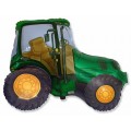 Шар фольга И14 Мини фигура Трактор зеленый