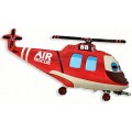 Шар фольга И14 Мини фигура Вертолет спасательный